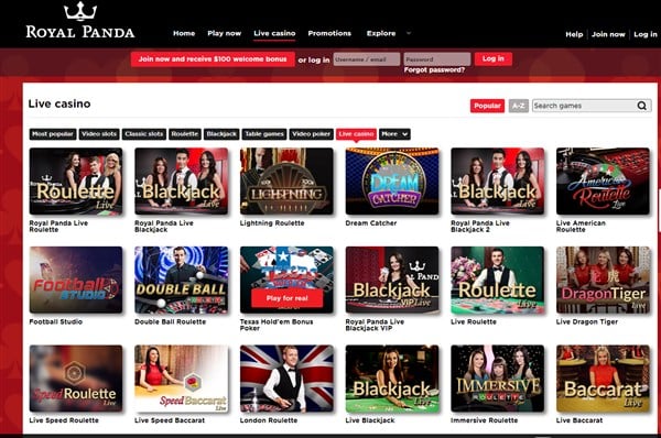 Royal Panda Casino Review